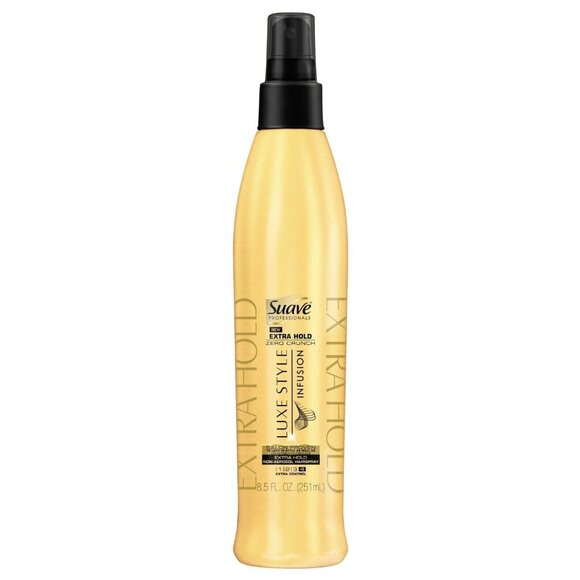 Suave Professionals Luxe Infusion Extra Hold Non Aerosol Hairspray, 8.5 oz